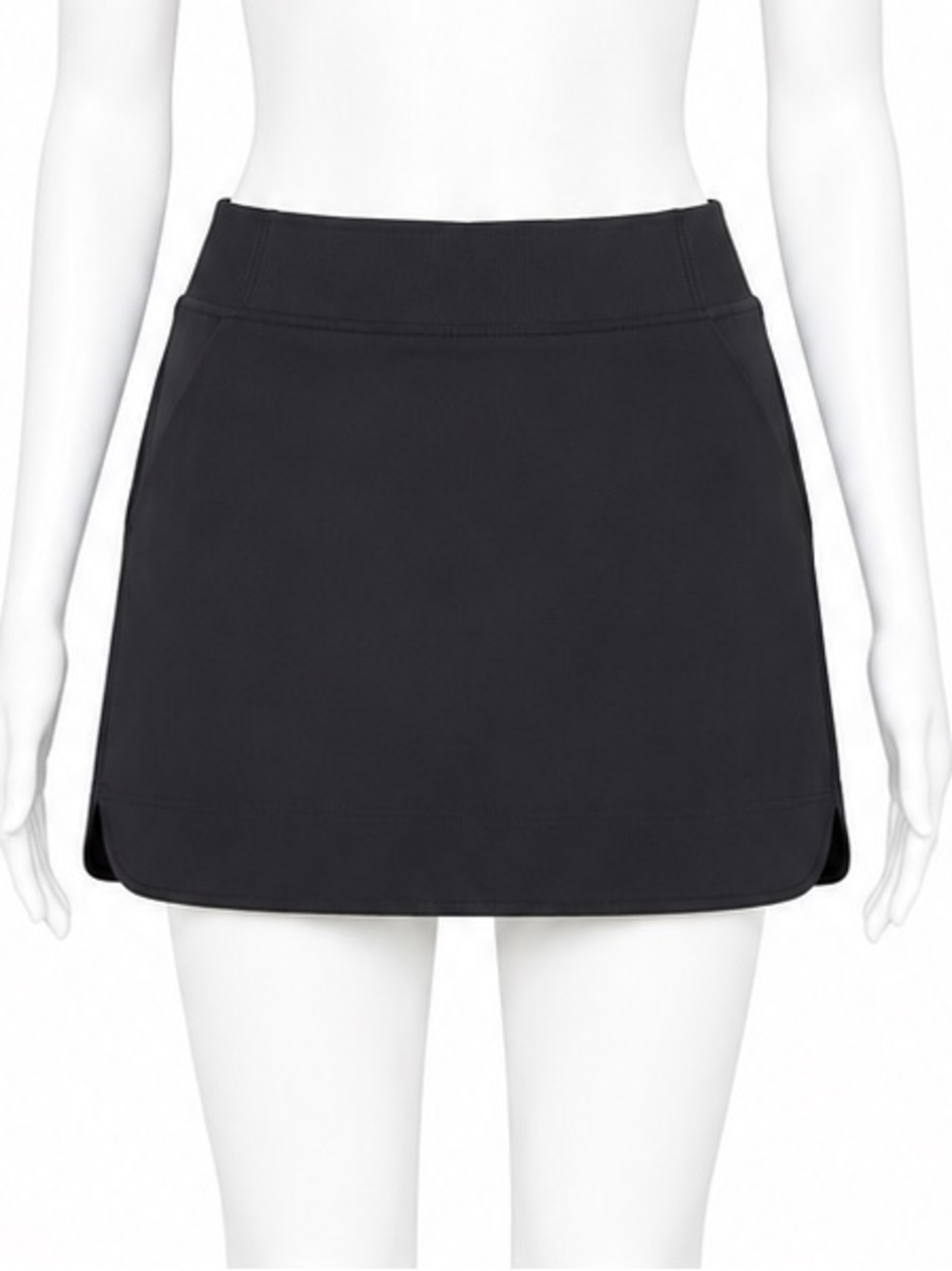 32 Cool Black A-Line Mini Skort size XL - Picture 1 of 5
